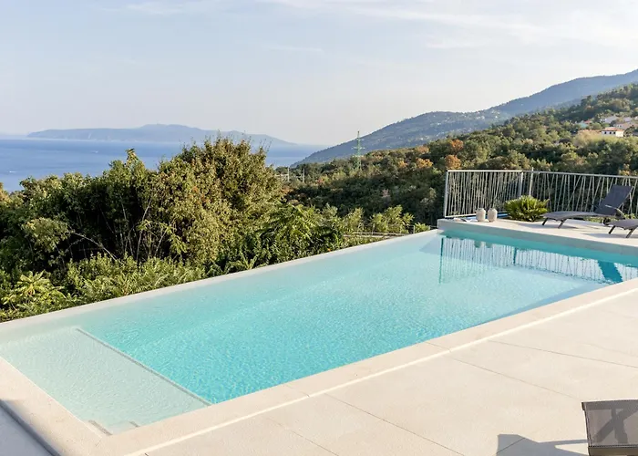 Maritima Opatija-meerblick-infinity Pool-luxus-relax Vila